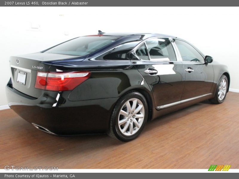 Obsidian Black / Alabaster 2007 Lexus LS 460