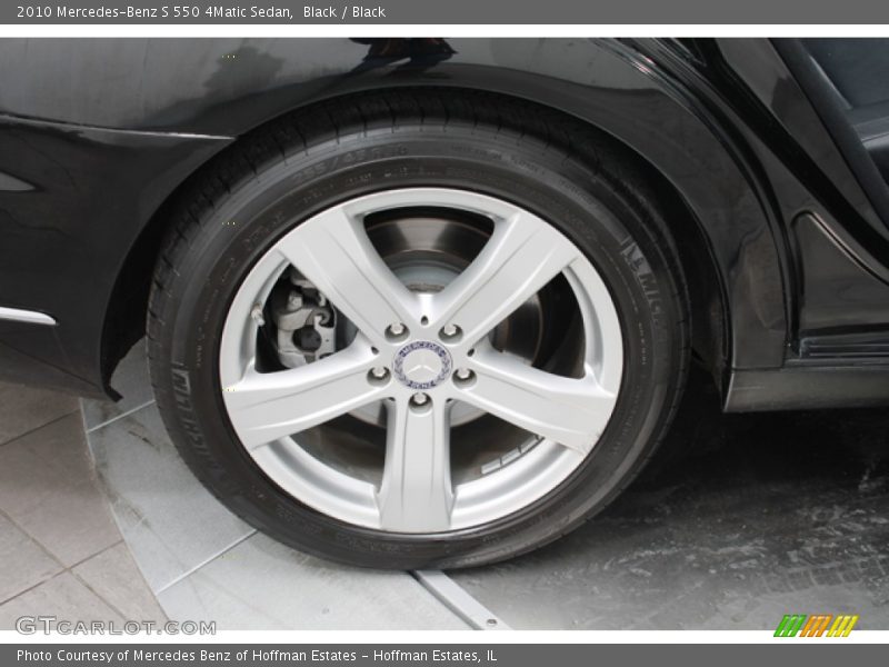 Black / Black 2010 Mercedes-Benz S 550 4Matic Sedan