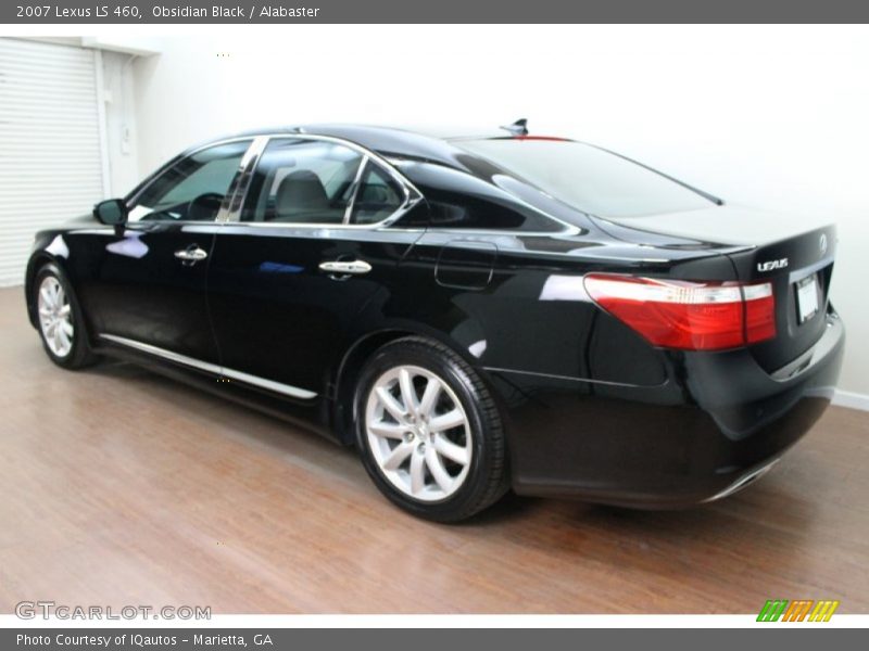 Obsidian Black / Alabaster 2007 Lexus LS 460