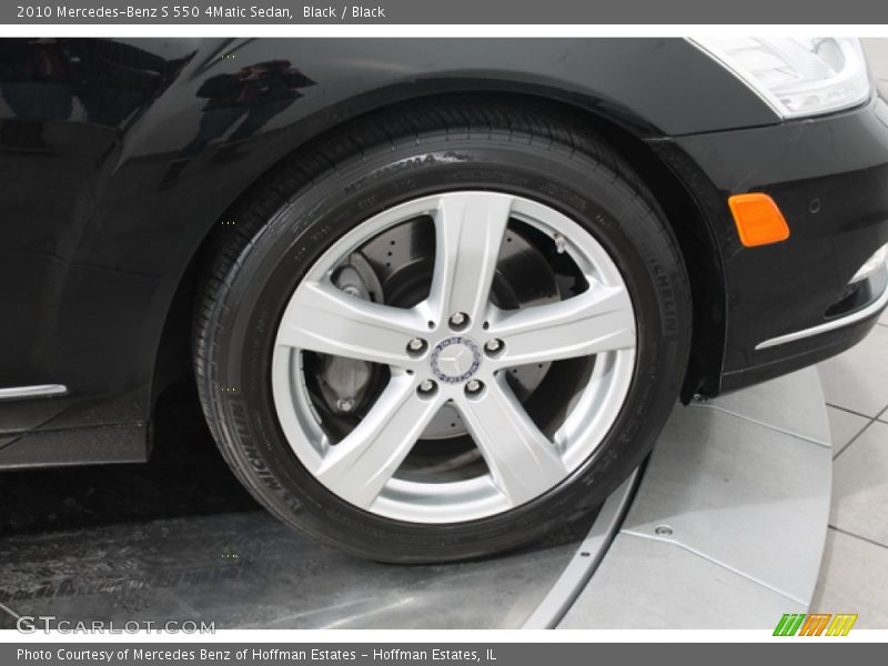 Black / Black 2010 Mercedes-Benz S 550 4Matic Sedan