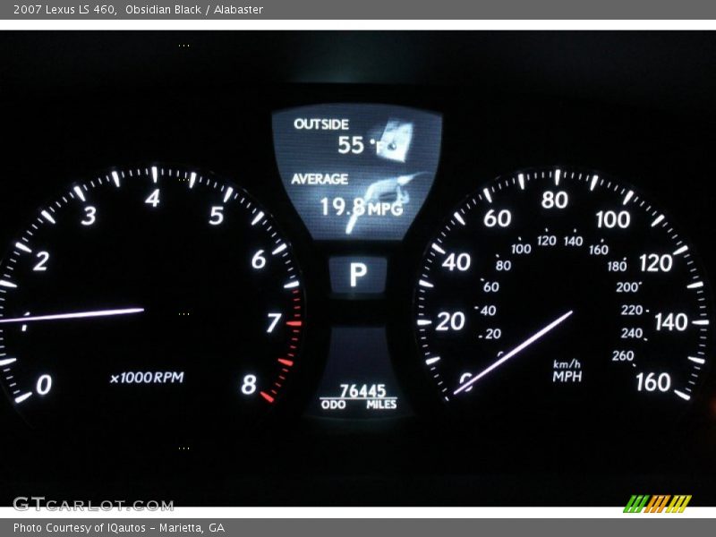 Obsidian Black / Alabaster 2007 Lexus LS 460