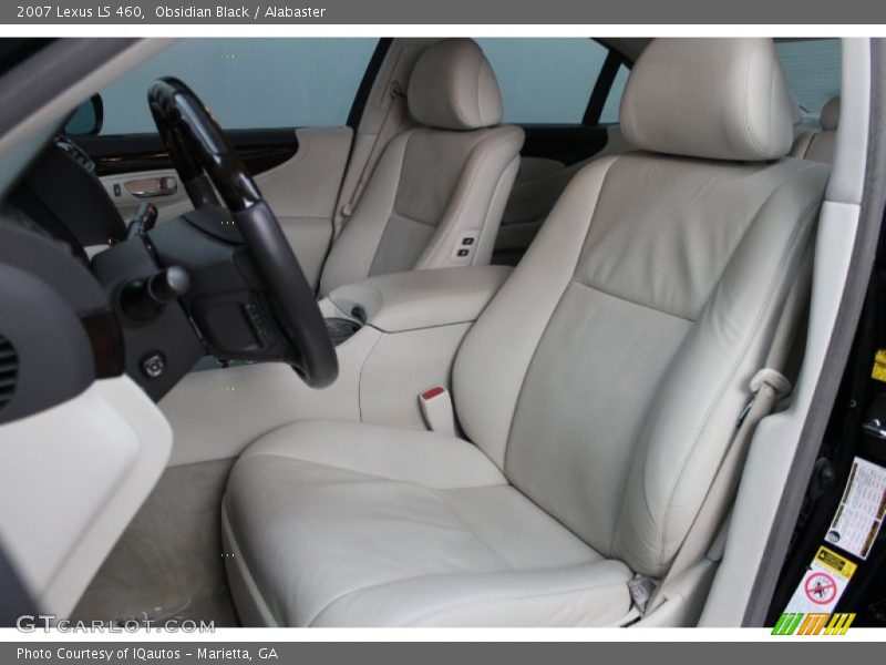 Obsidian Black / Alabaster 2007 Lexus LS 460