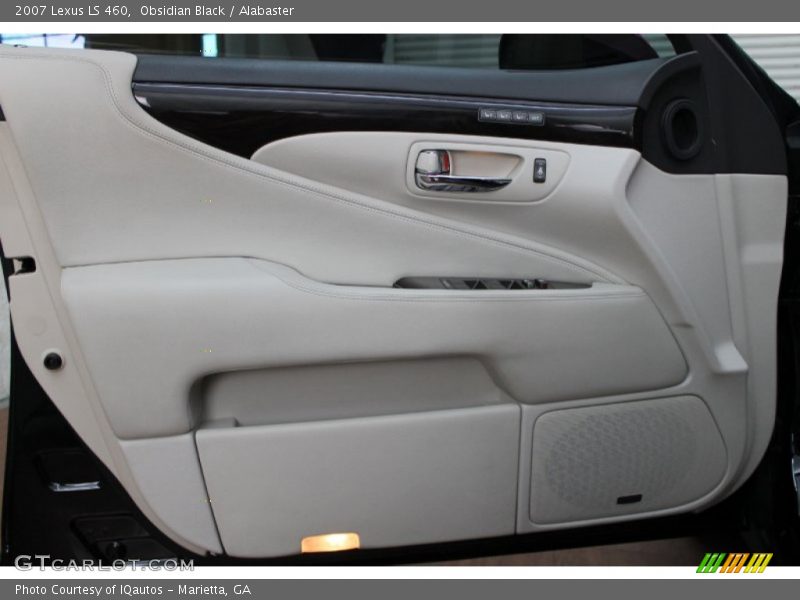 Obsidian Black / Alabaster 2007 Lexus LS 460