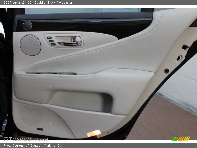 Obsidian Black / Alabaster 2007 Lexus LS 460