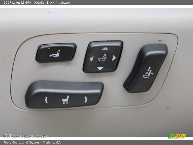 Obsidian Black / Alabaster 2007 Lexus LS 460