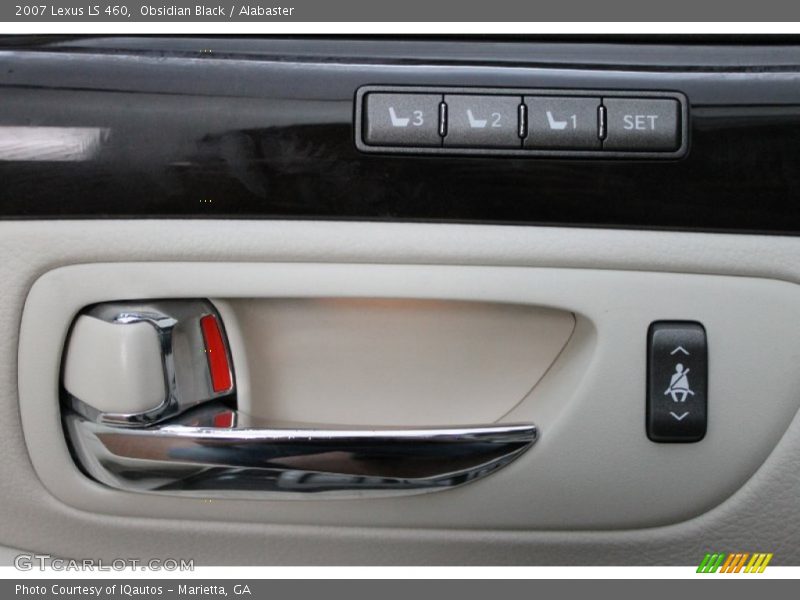 Obsidian Black / Alabaster 2007 Lexus LS 460