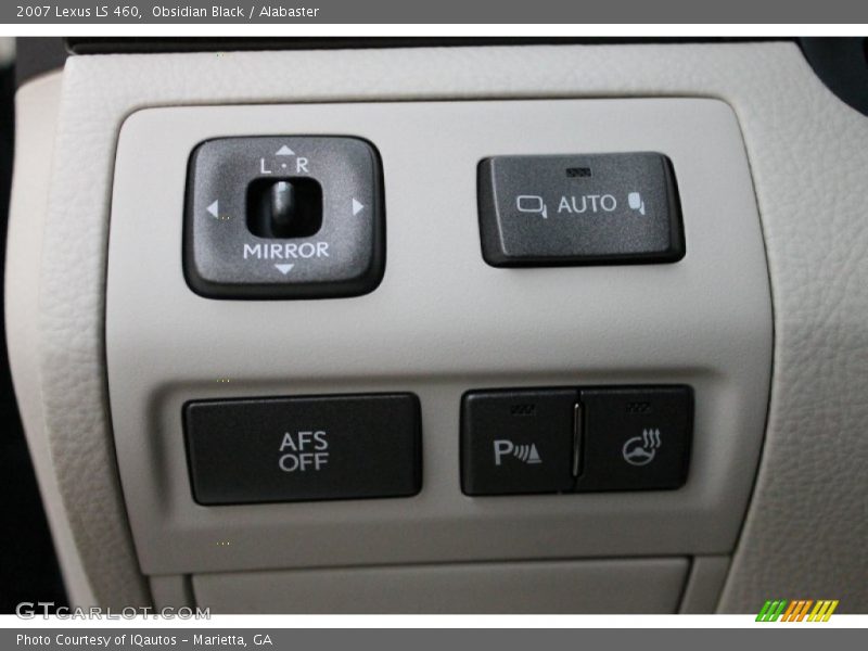 Obsidian Black / Alabaster 2007 Lexus LS 460