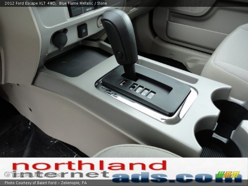 Blue Flame Metallic / Stone 2012 Ford Escape XLT 4WD