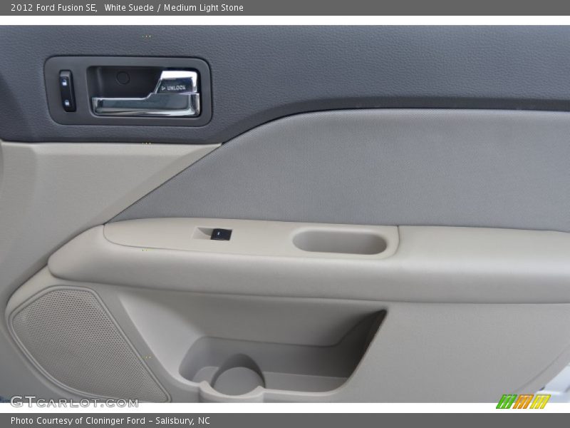 White Suede / Medium Light Stone 2012 Ford Fusion SE