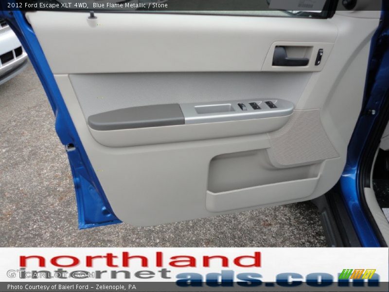 Blue Flame Metallic / Stone 2012 Ford Escape XLT 4WD