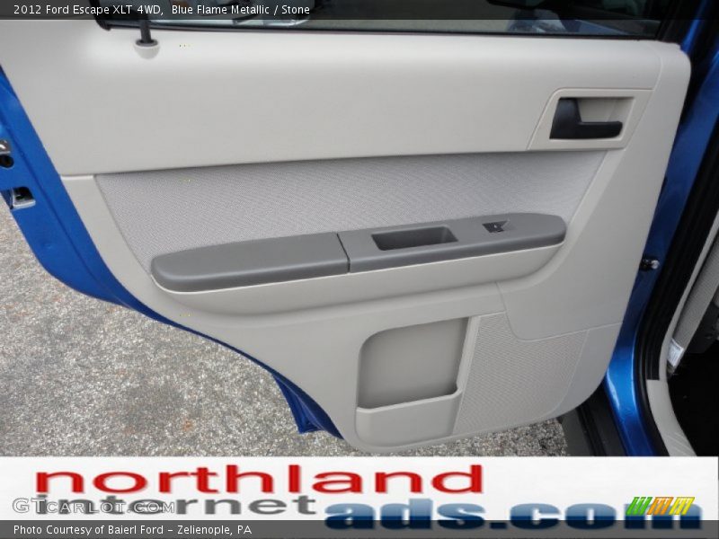 Blue Flame Metallic / Stone 2012 Ford Escape XLT 4WD