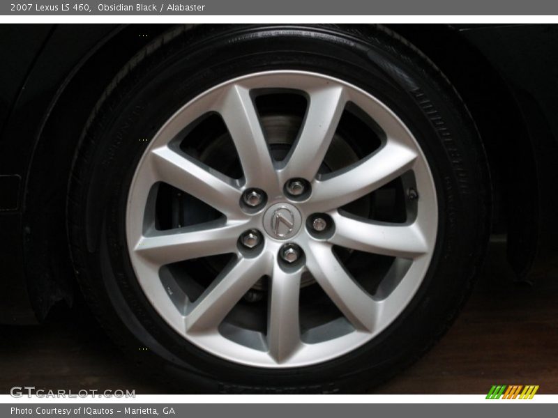 Obsidian Black / Alabaster 2007 Lexus LS 460