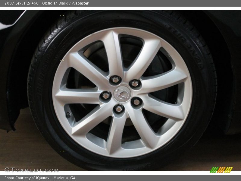 Obsidian Black / Alabaster 2007 Lexus LS 460