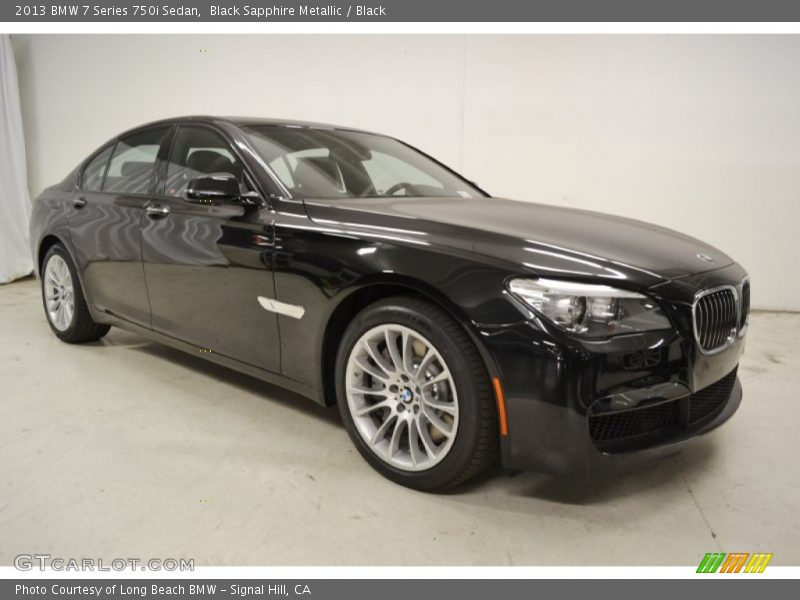 Black Sapphire Metallic / Black 2013 BMW 7 Series 750i Sedan
