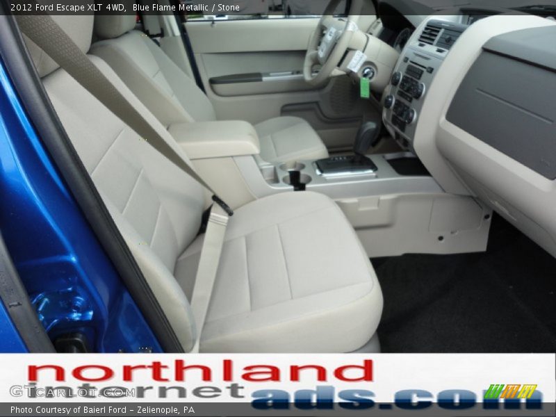 Blue Flame Metallic / Stone 2012 Ford Escape XLT 4WD