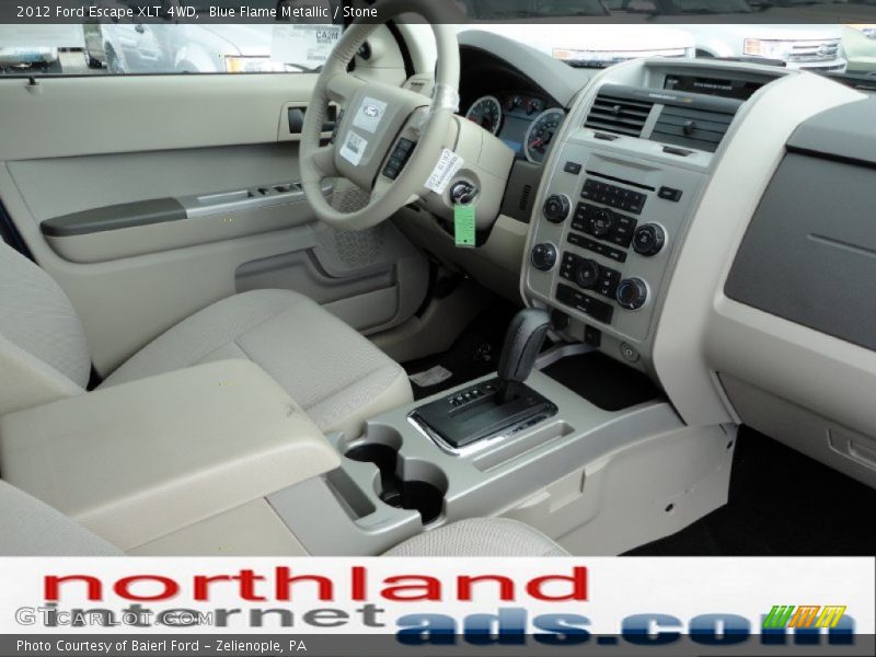 Blue Flame Metallic / Stone 2012 Ford Escape XLT 4WD