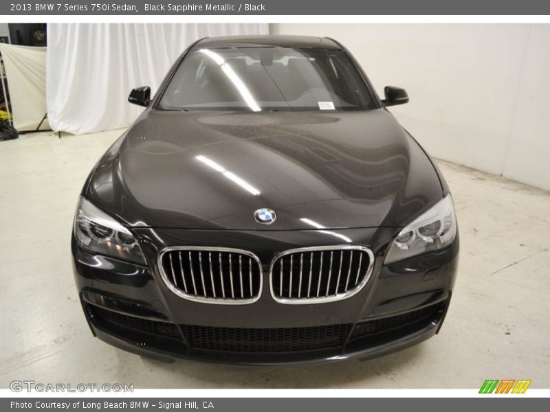 Black Sapphire Metallic / Black 2013 BMW 7 Series 750i Sedan