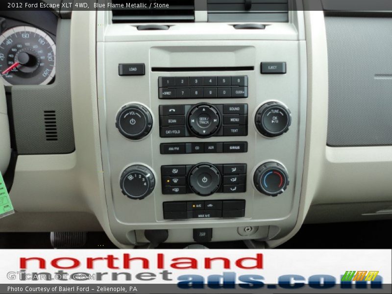 Blue Flame Metallic / Stone 2012 Ford Escape XLT 4WD