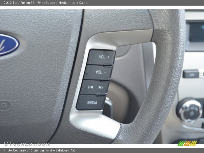 White Suede / Medium Light Stone 2012 Ford Fusion SE