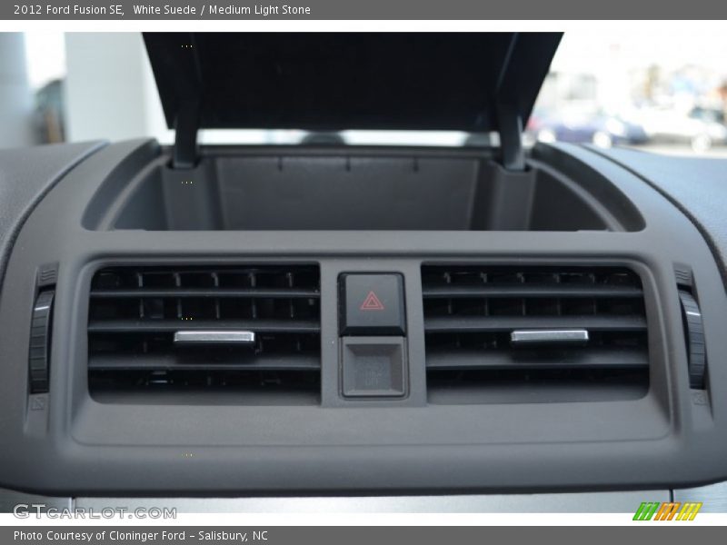 White Suede / Medium Light Stone 2012 Ford Fusion SE