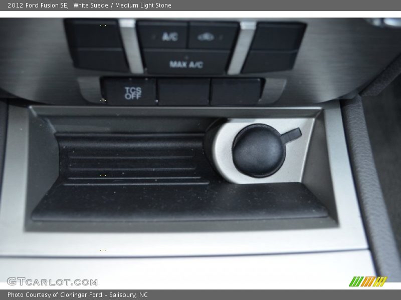 White Suede / Medium Light Stone 2012 Ford Fusion SE