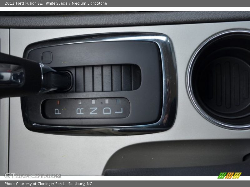 White Suede / Medium Light Stone 2012 Ford Fusion SE