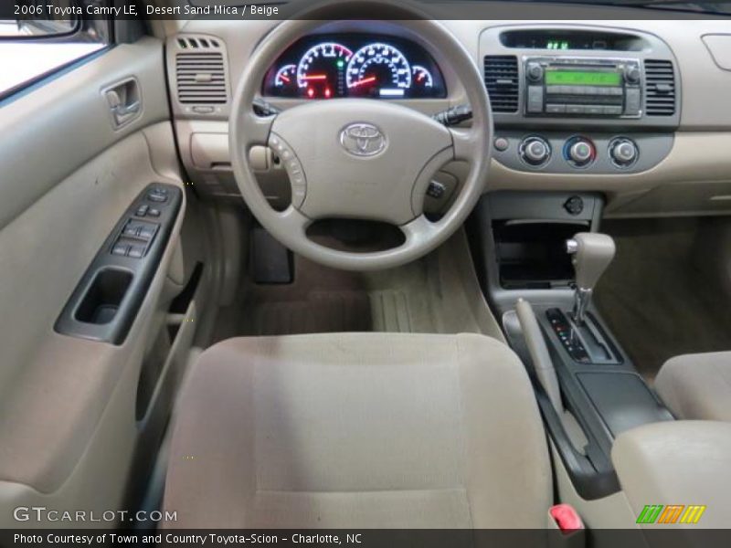Dashboard of 2006 Camry LE