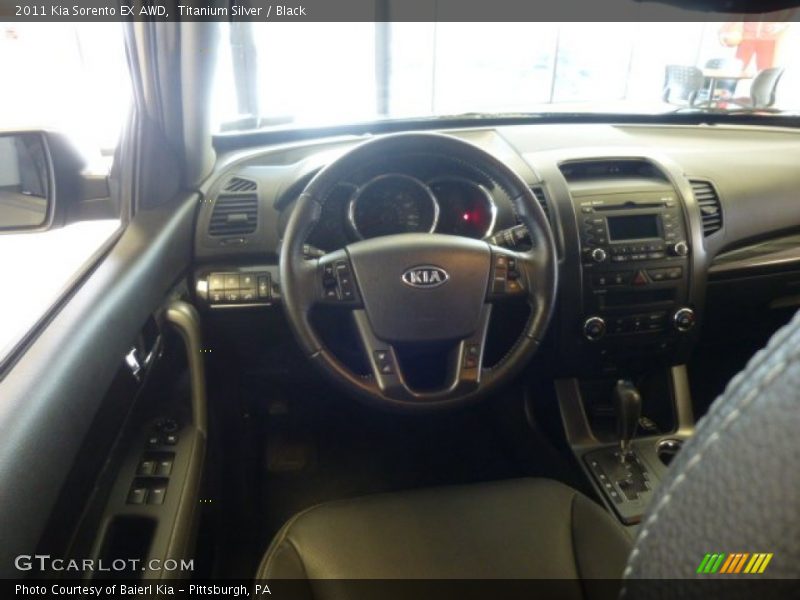 Titanium Silver / Black 2011 Kia Sorento EX AWD