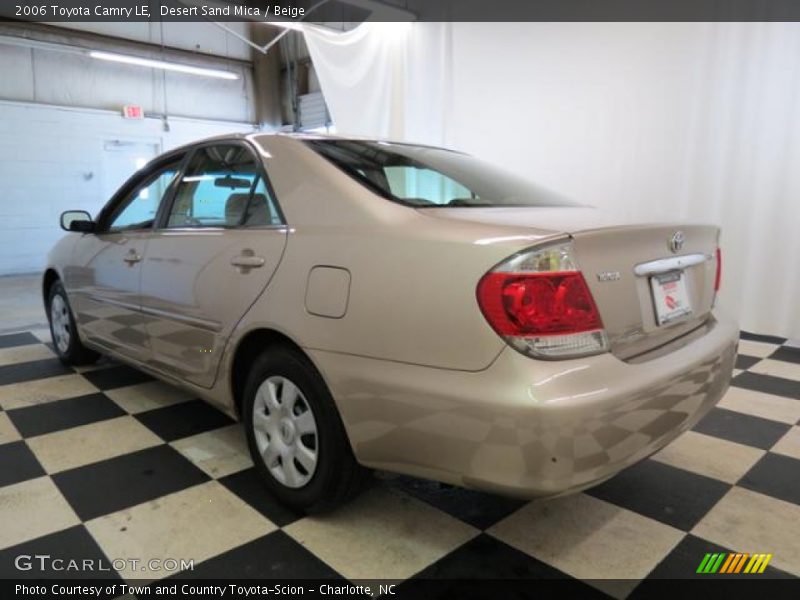 Desert Sand Mica / Beige 2006 Toyota Camry LE