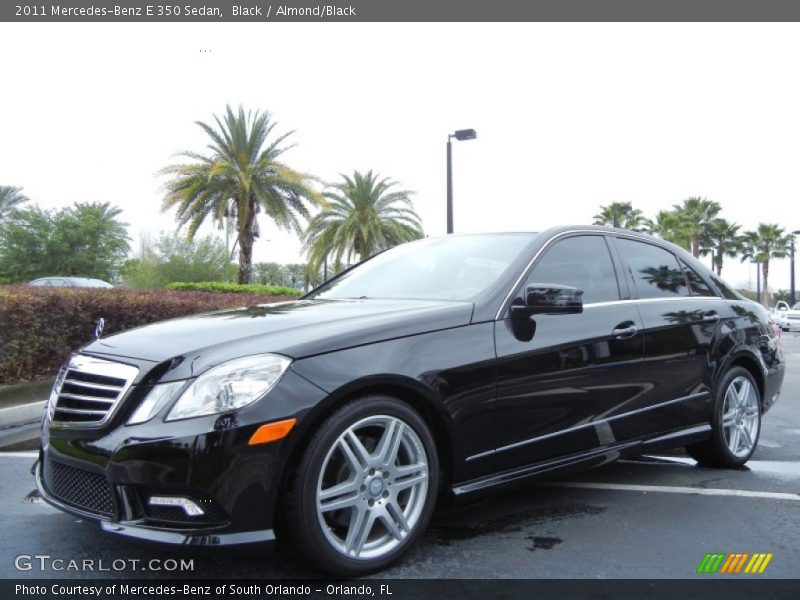 Black / Almond/Black 2011 Mercedes-Benz E 350 Sedan