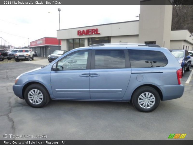 Glacier Blue / Gray 2012 Kia Sedona LX