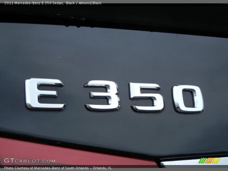 Black / Almond/Black 2011 Mercedes-Benz E 350 Sedan