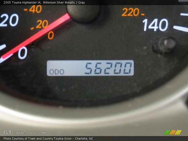 Millenium Silver Metallic / Gray 2005 Toyota Highlander I4