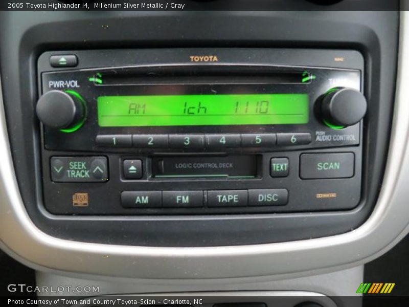 Millenium Silver Metallic / Gray 2005 Toyota Highlander I4