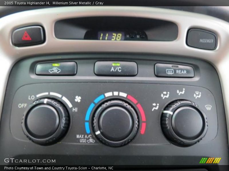 Millenium Silver Metallic / Gray 2005 Toyota Highlander I4