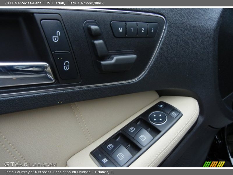 Black / Almond/Black 2011 Mercedes-Benz E 350 Sedan