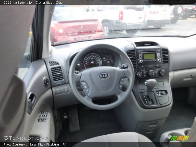 Glacier Blue / Gray 2012 Kia Sedona LX