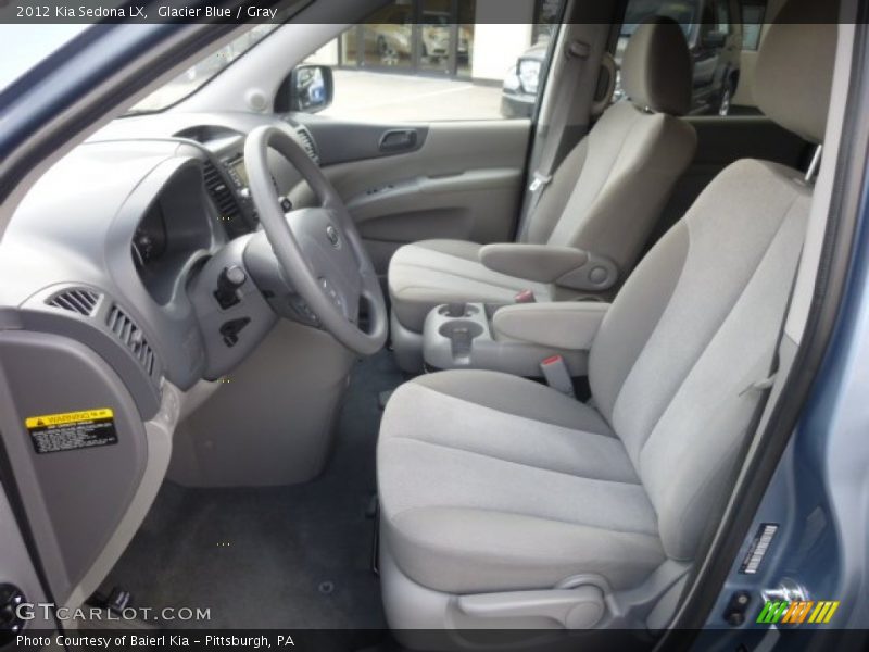  2012 Sedona LX Gray Interior