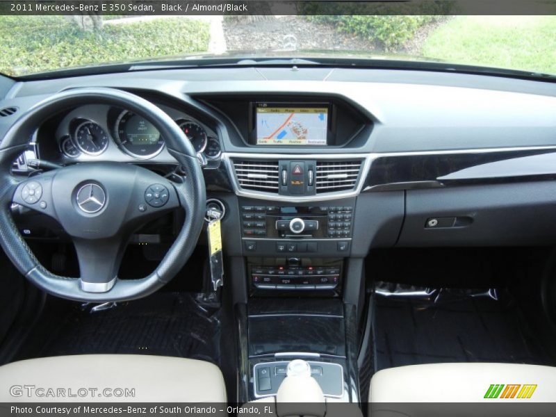 Black / Almond/Black 2011 Mercedes-Benz E 350 Sedan