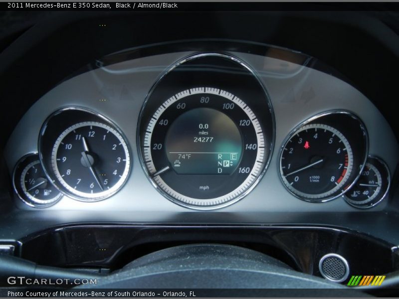 Black / Almond/Black 2011 Mercedes-Benz E 350 Sedan