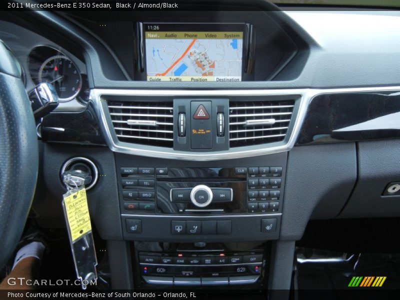 Black / Almond/Black 2011 Mercedes-Benz E 350 Sedan