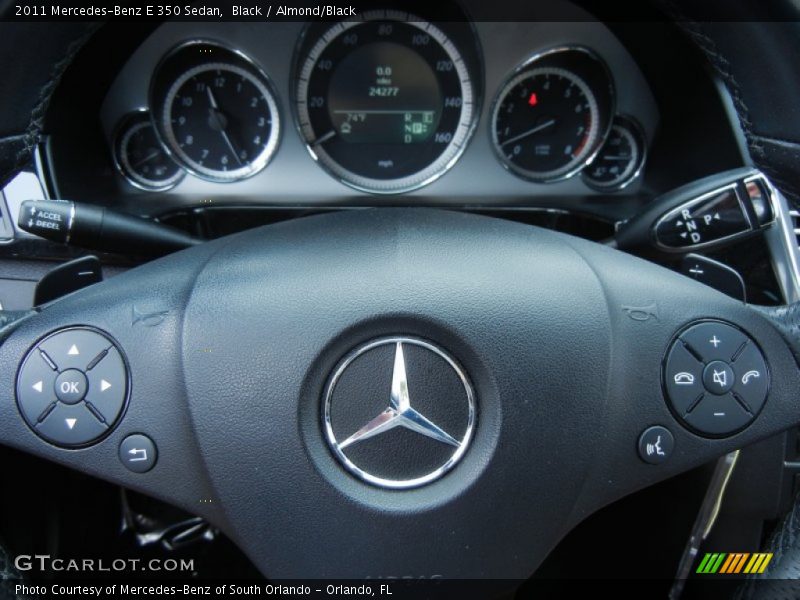 Black / Almond/Black 2011 Mercedes-Benz E 350 Sedan