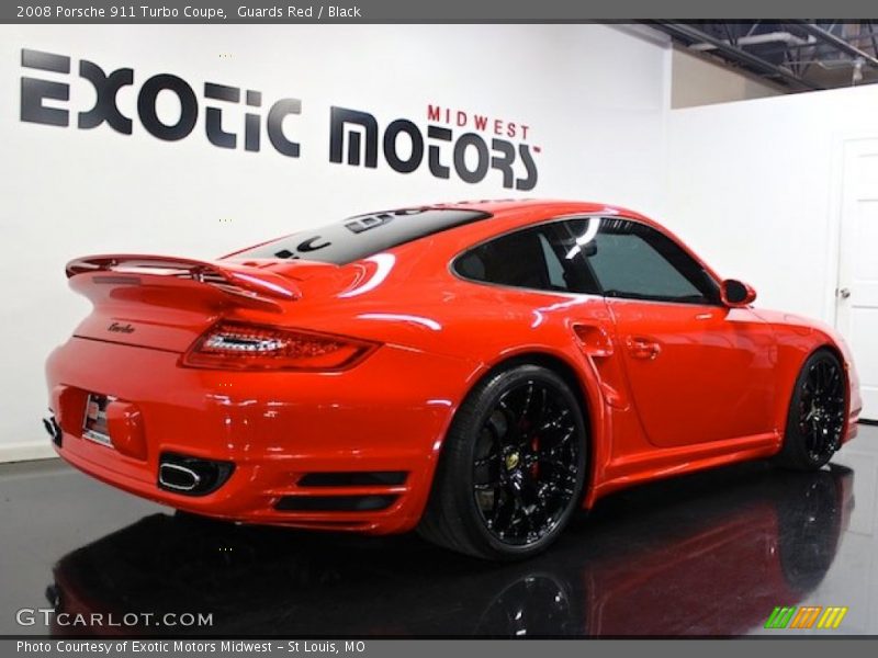 Guards Red / Black 2008 Porsche 911 Turbo Coupe