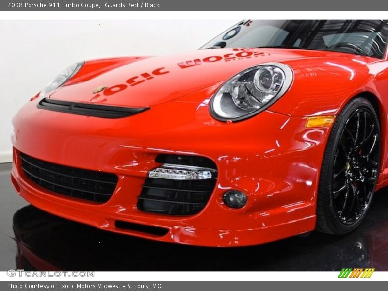 Guards Red / Black 2008 Porsche 911 Turbo Coupe