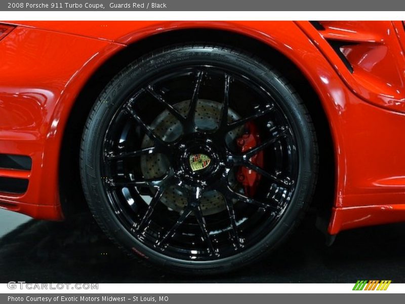Guards Red / Black 2008 Porsche 911 Turbo Coupe