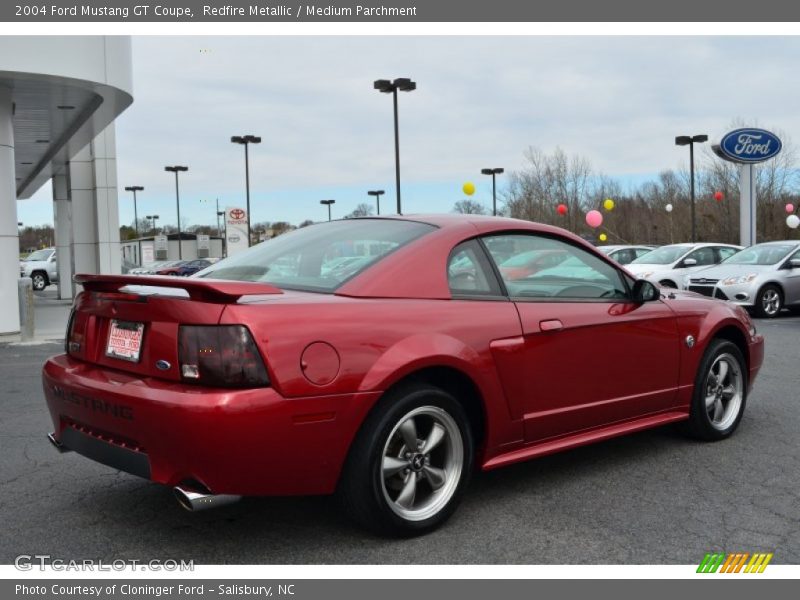 Redfire Metallic / Medium Parchment 2004 Ford Mustang GT Coupe