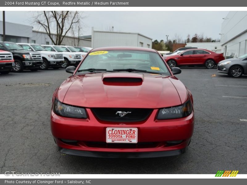 Redfire Metallic / Medium Parchment 2004 Ford Mustang GT Coupe