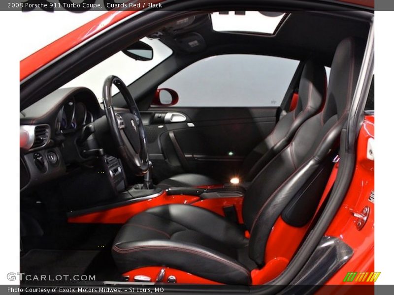  2008 911 Turbo Coupe Black Interior