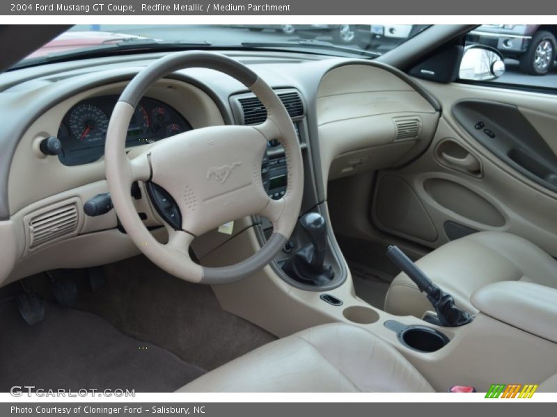 Medium Parchment Interior - 2004 Mustang GT Coupe 