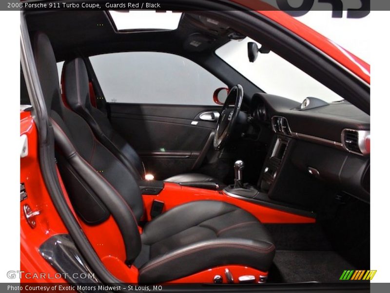 Front Seat of 2008 911 Turbo Coupe